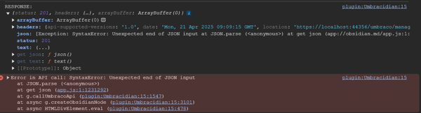 Console Error messages